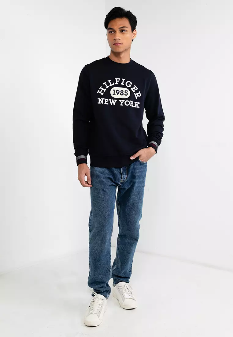 Monotype College Logo Sweatshirt Tommy Hilfiger