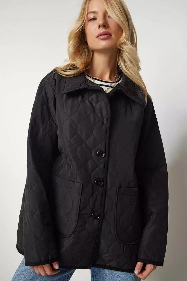 Quilted clearance jacket womens