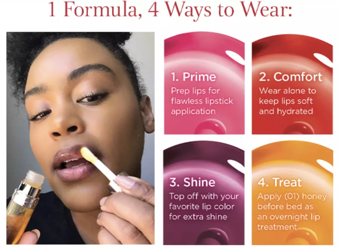 Clarins Lip Comfort Oil - 01 Honey *Full Size No Box