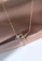 ZITIQUE gold Women's Four-pointed Stars Necklace - Gold FBA27ACF057F70GS_2