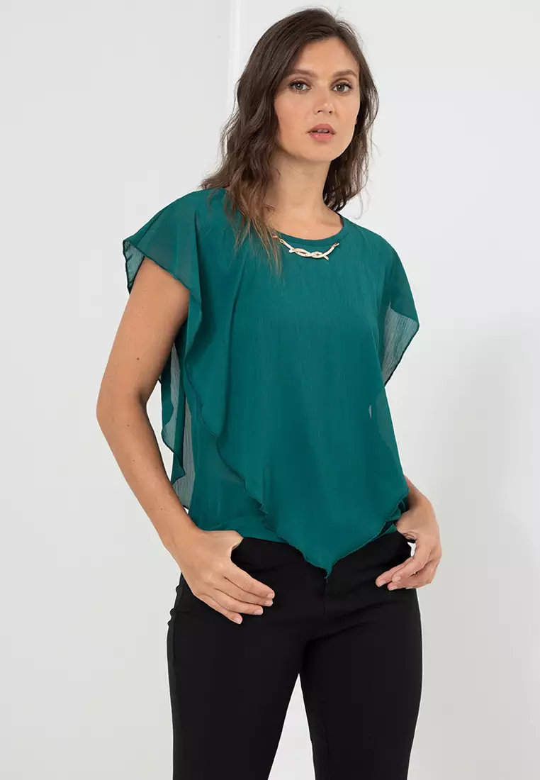 Korean clearance blouse online