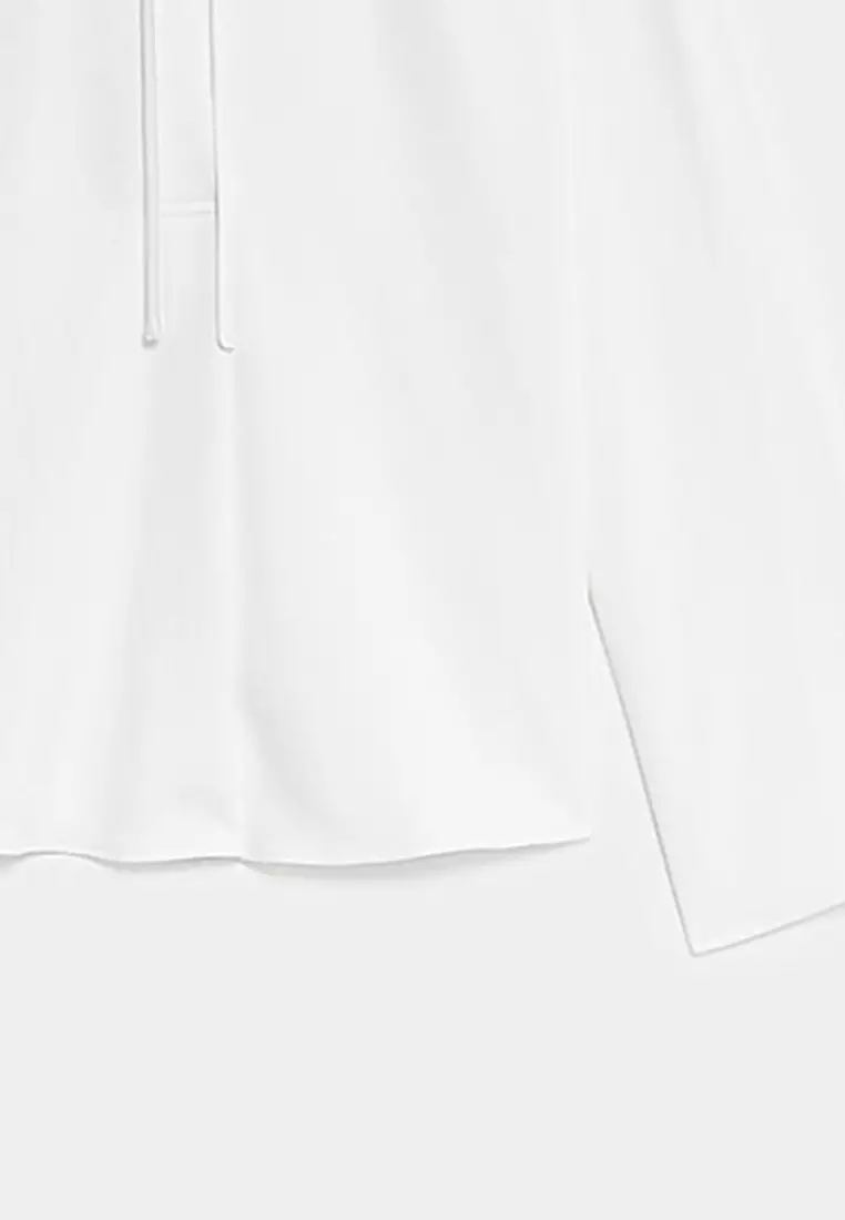 Collared Popover Blouse