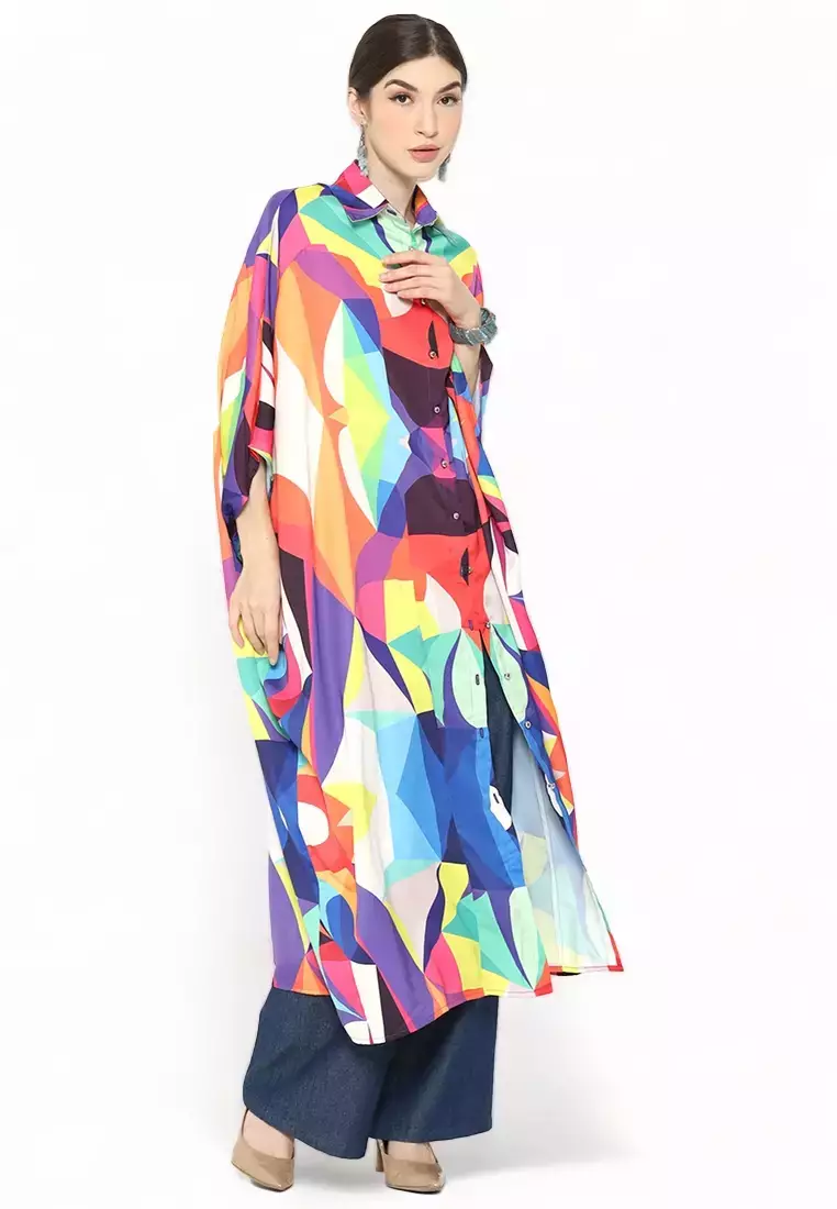 Kanzi Collared Kaftan