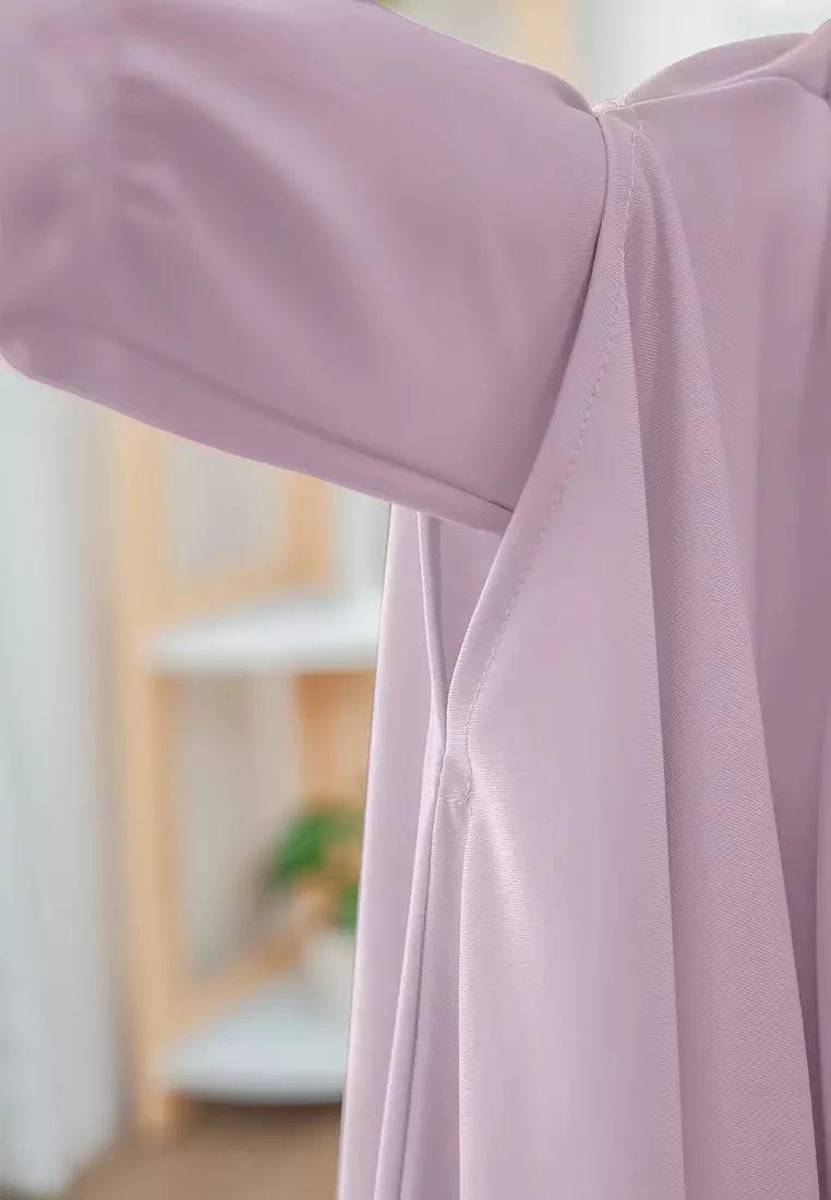 Alyafa Khimar One set Syari | Set Dress Gamis Syari Cadar - Anak - XL