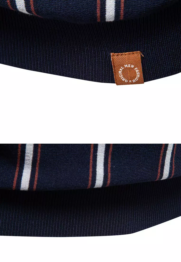 商務條紋Polo衫 AX-PSD8040