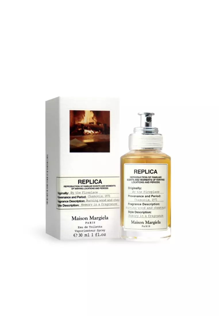 Maison margiela store by the fireplace