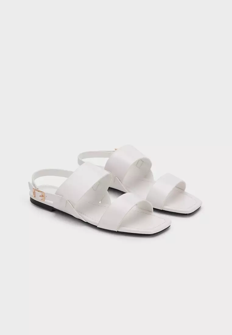 ANKLE STRAP FLAT SANDAL休闲平底凉鞋