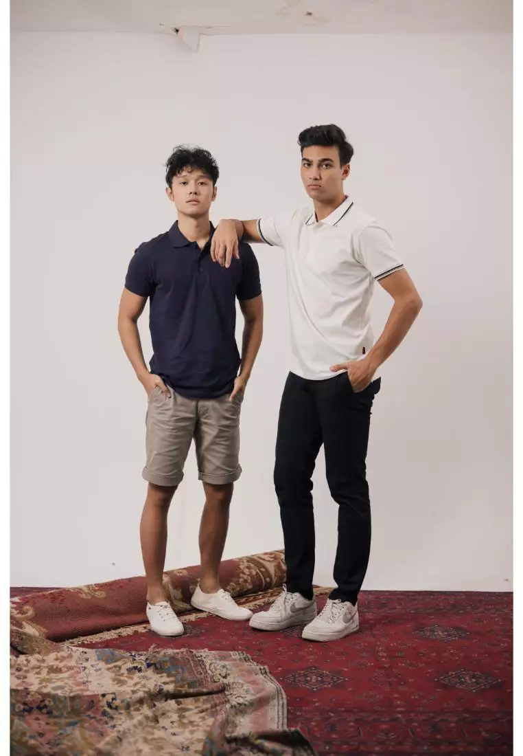 POLICE Polo Shirt Krah Polos Pria 207200171