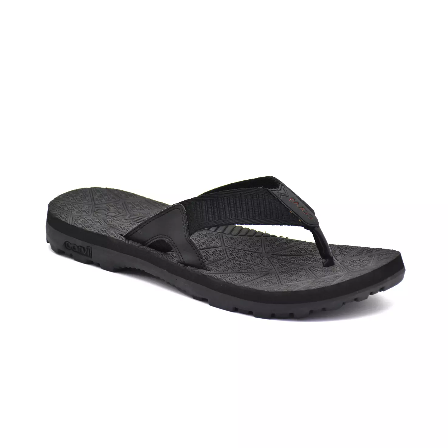 Carvil Sandal Pria Detron-Me Black