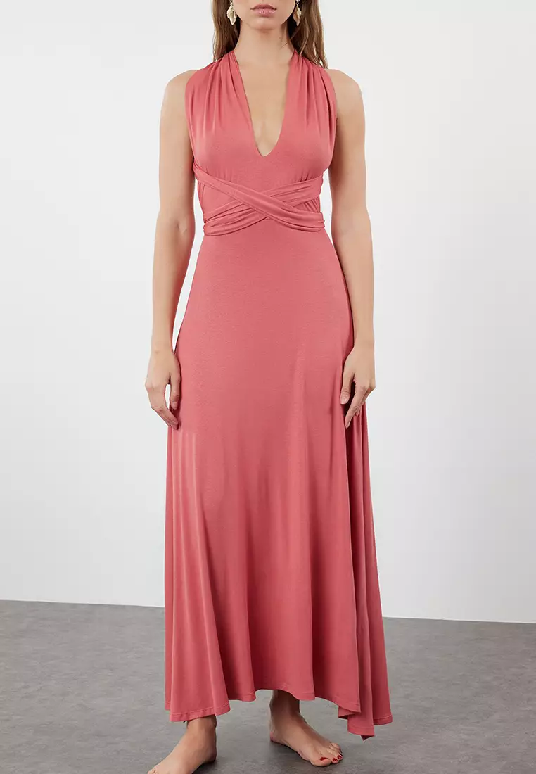 Strappy Waist Maxi Dress