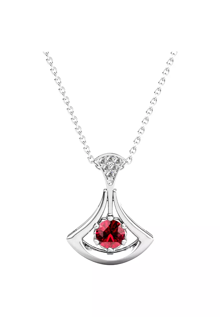 Dual Soul Crystal ( 4 style ) Pendant WG - Kalung Crystal by Her Jewellery