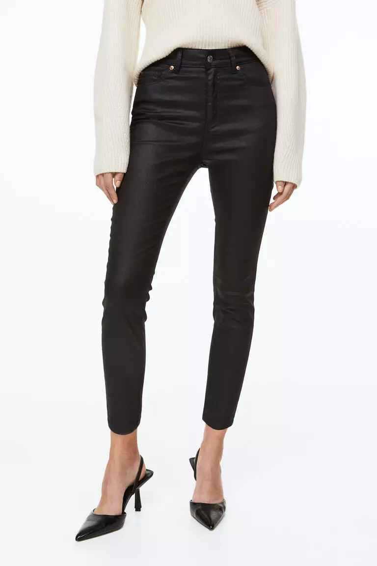 H&m coated jeggings sales