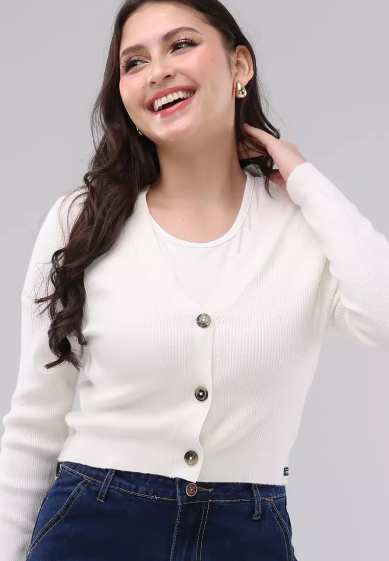 Knitted Long Sleeves Cardigan