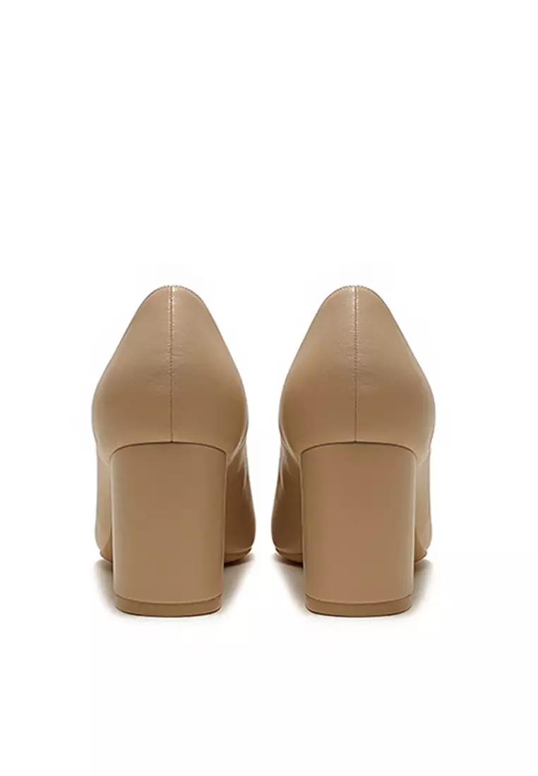 6CM Uniform Pointed High Heel Shoes HZL261