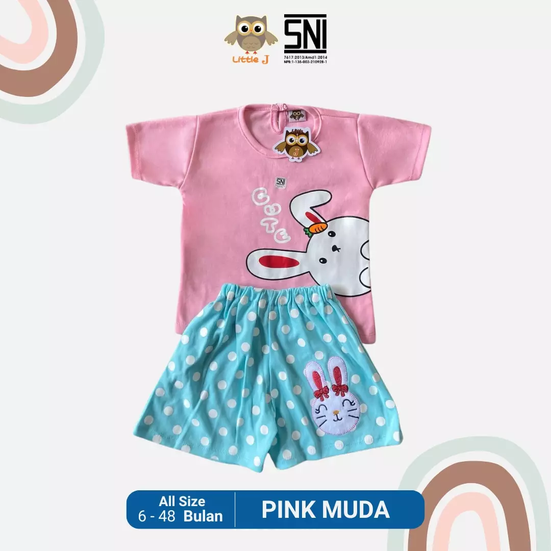 Little J - One Set Anak Cewek Setelan Anak Perempuan 6-48 Bulan 483