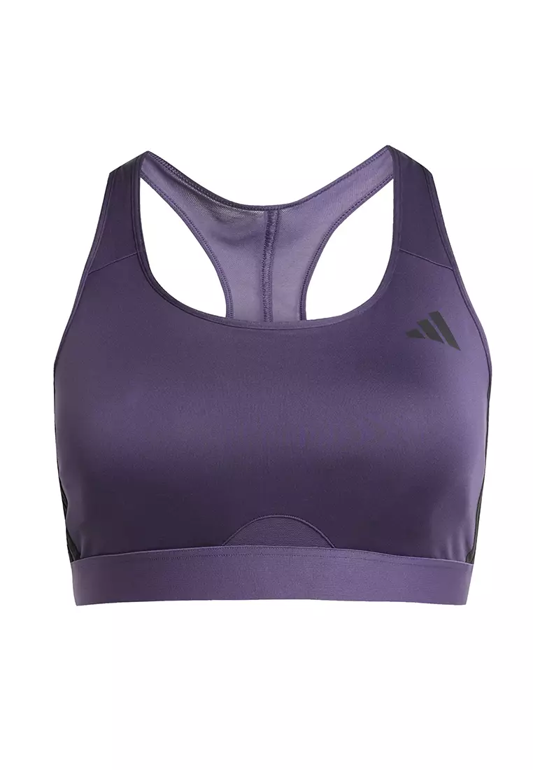 Powerreact Train Medium-Support 3-Stripes Bra