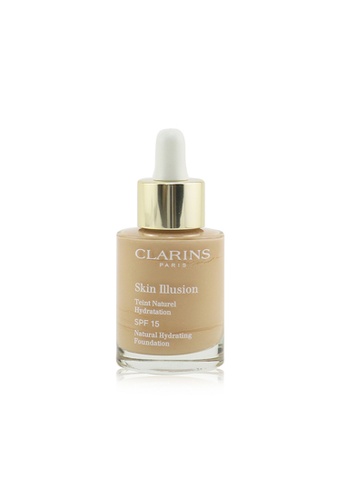 Buy Clarins Clarins Skin Illusion Natural Hydrating Foundation Spf 15 109 Wheat 30ml 1oz Online Zalora Singapore