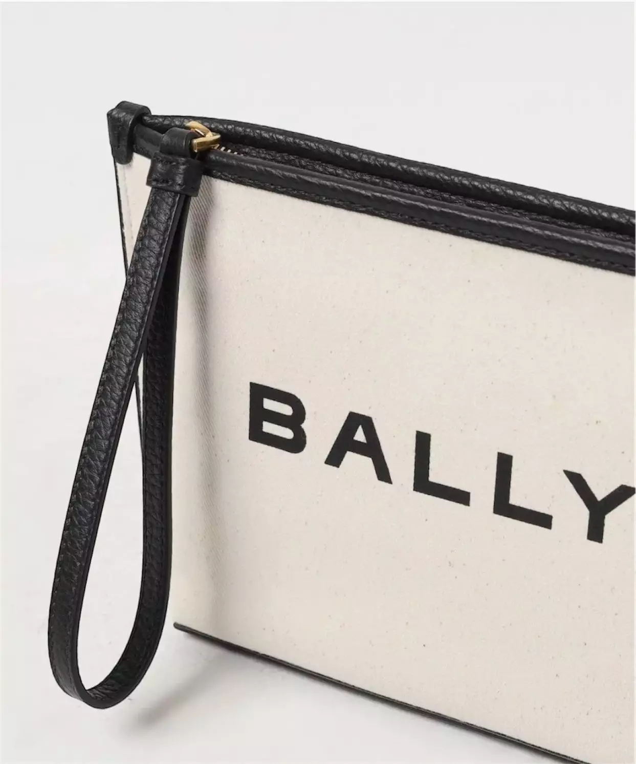 Bally Bar Pouch Natural Canvas