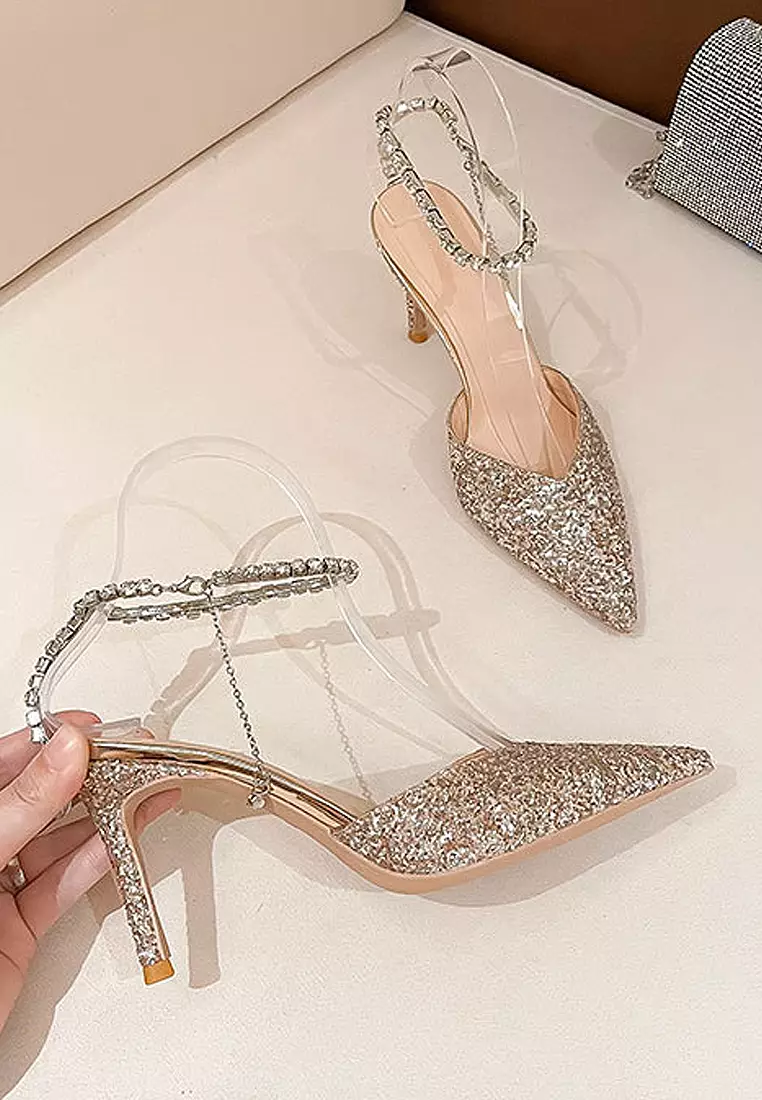 Wedding sandals heels shop