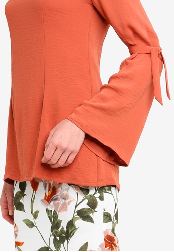 Buy Dahlia Pleated Sleeve Kurung from Justin Yap Collection in Green only 489