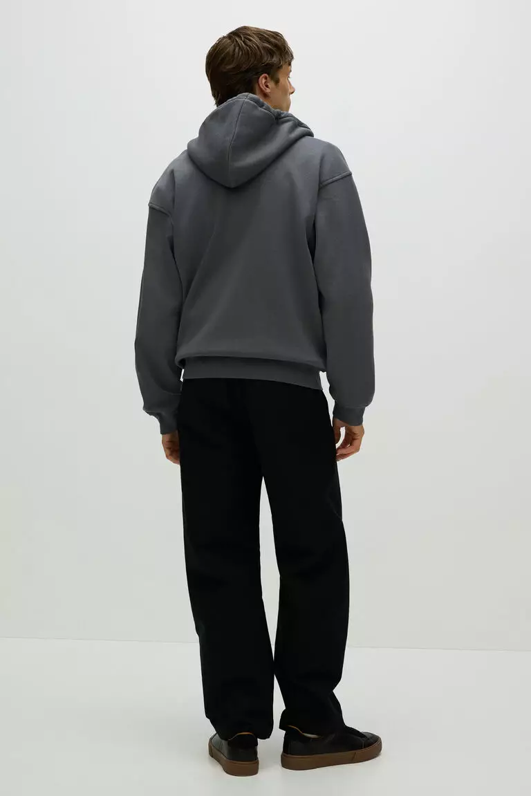 Zip-through hoodie
