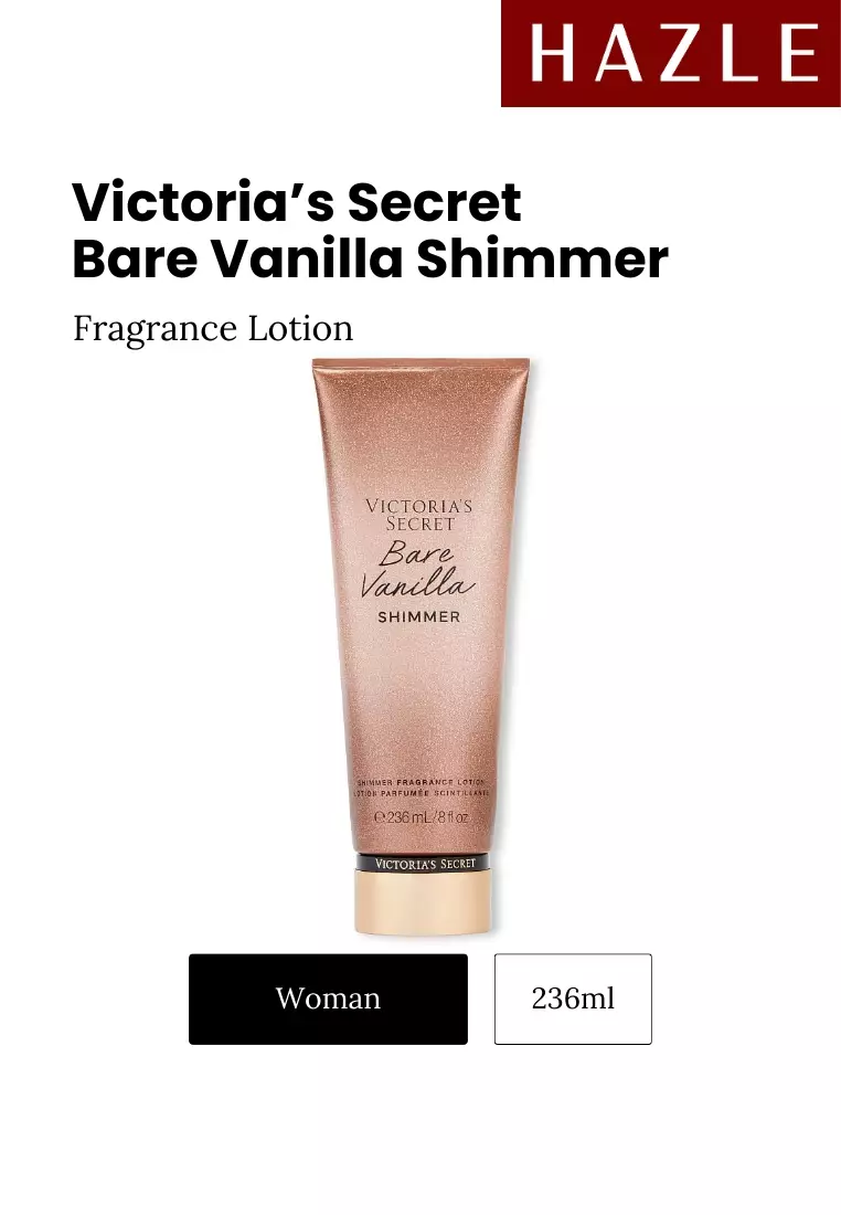 Victoria Secret Body Lotion Bare Vanilla Shimmer Woman Fragrance 236 ml