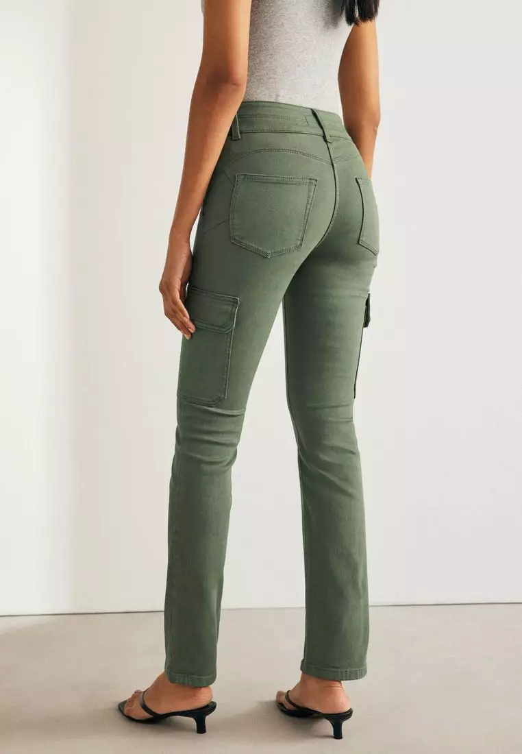 Lift Slim And Shape Cargo Slim Jeans