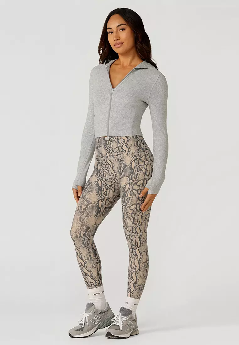Leopard print tights lorna jane top