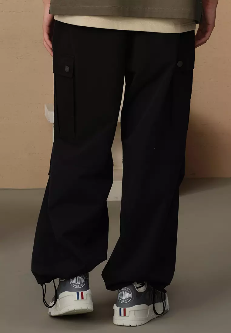 MEN'S PALLADIUM LOGO LOOSE FIT BELTED PANTS