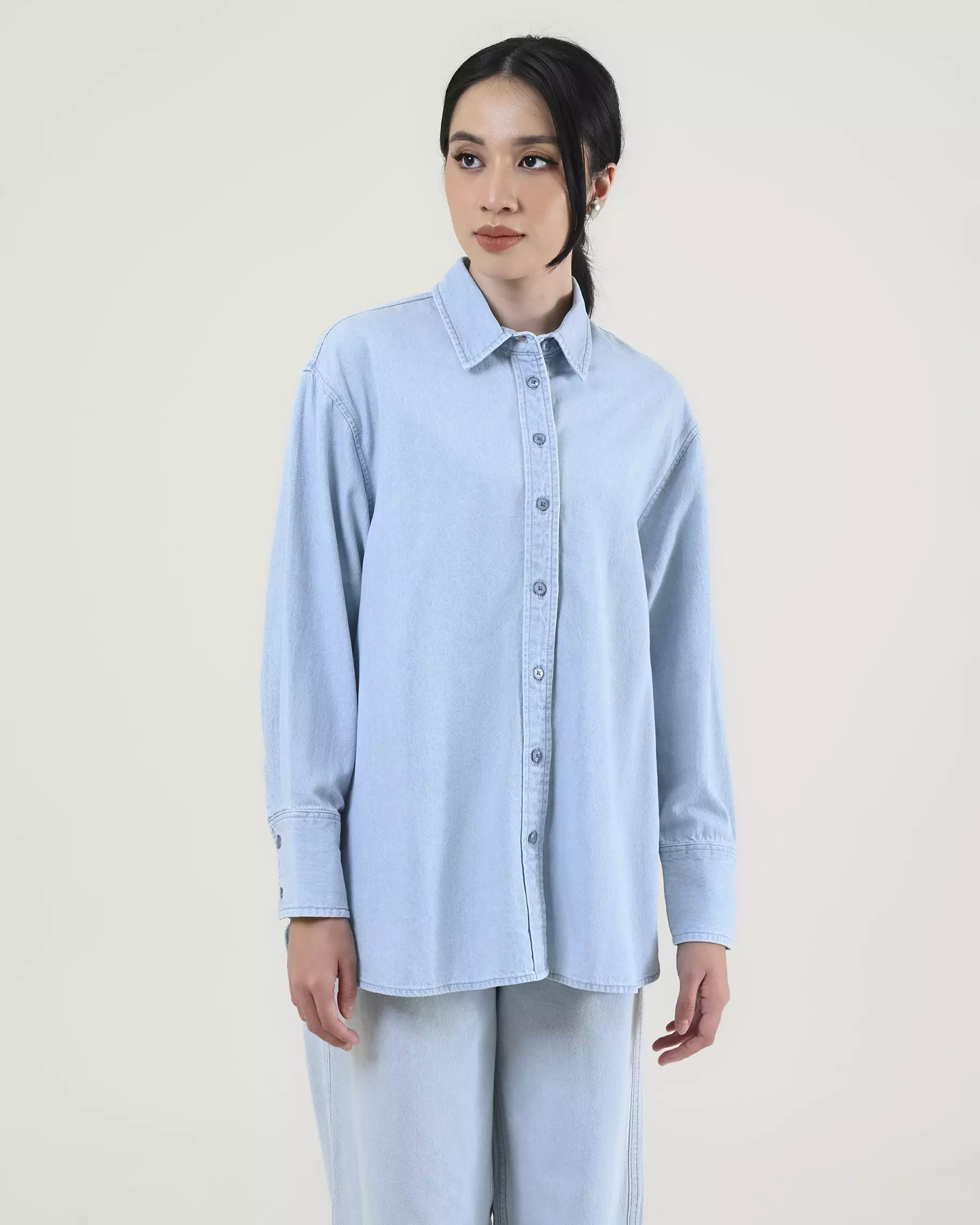Geulis.id PIPER SHIRT - Lightdenim