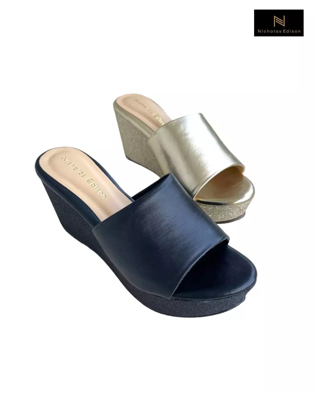 Nicholas Edison Wedge Anika Black