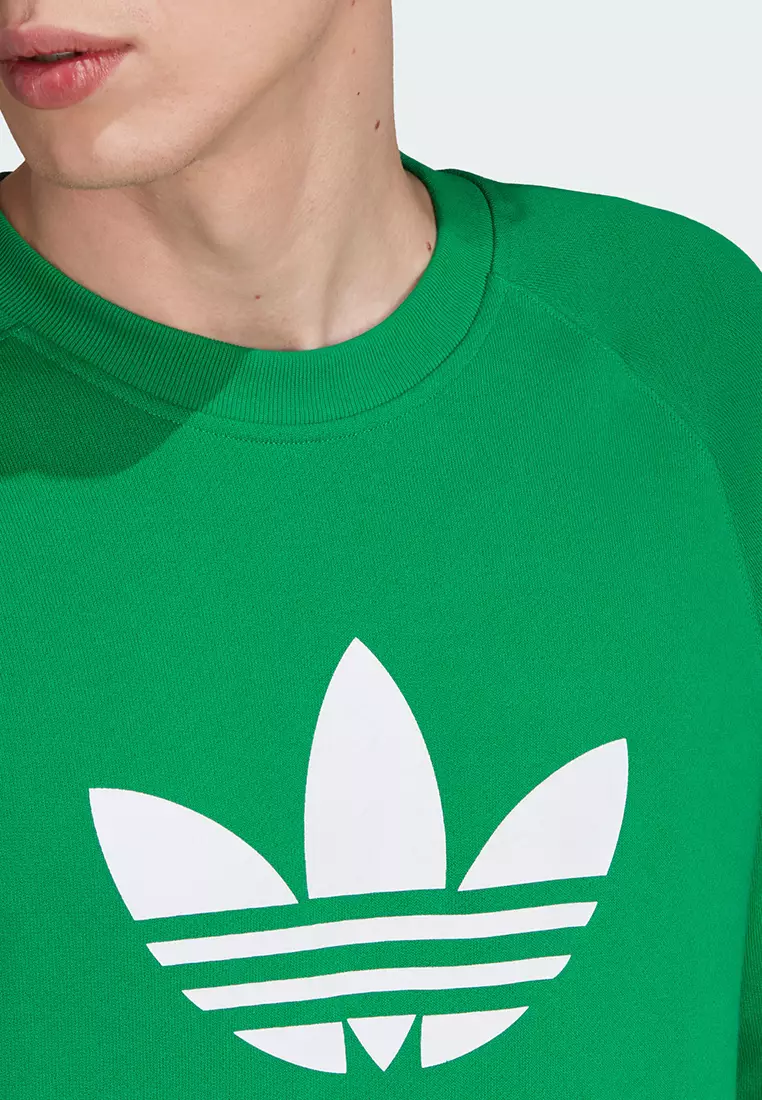 Adidas trefoil crewneck sales