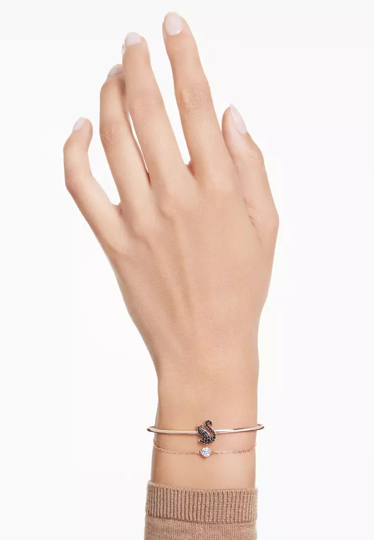 Swarovski Crystal Swarovski Bracelet Black Swan Swarovski Black