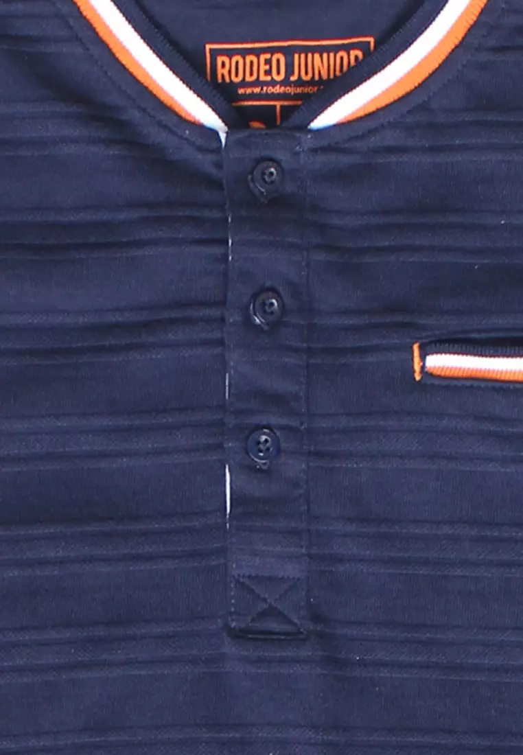 Jual Rodeo Junior Polo Shirt/ Kaos Anak Laki Navy/ Rodeo Junior Orange ...