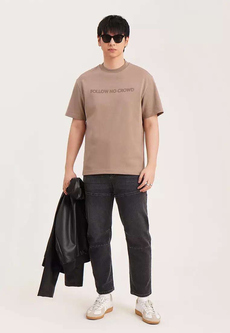 Follow No Crowd Relaxed Fit Graphic T-Shirt