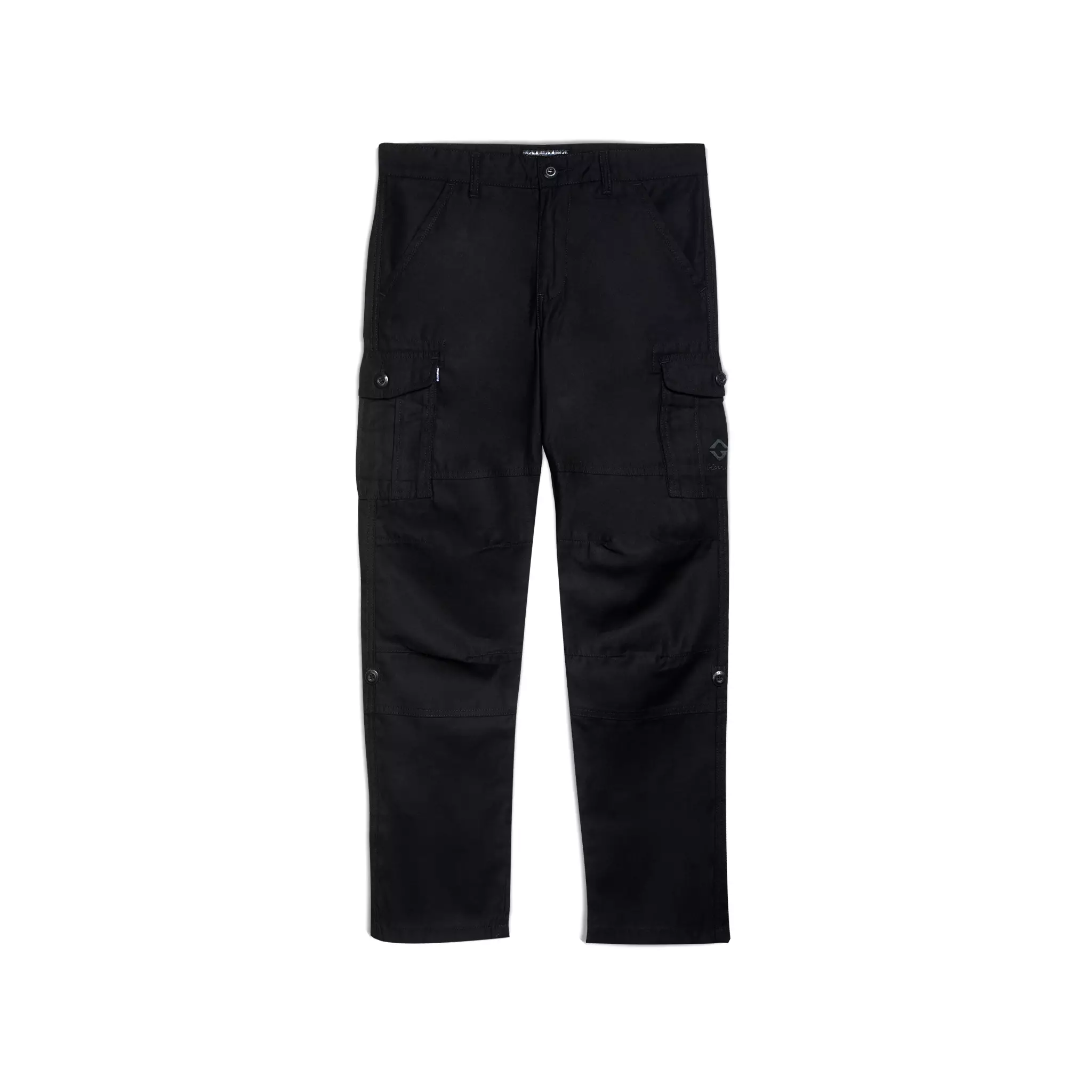 Cargo Long Pants - Cotton Drill Black