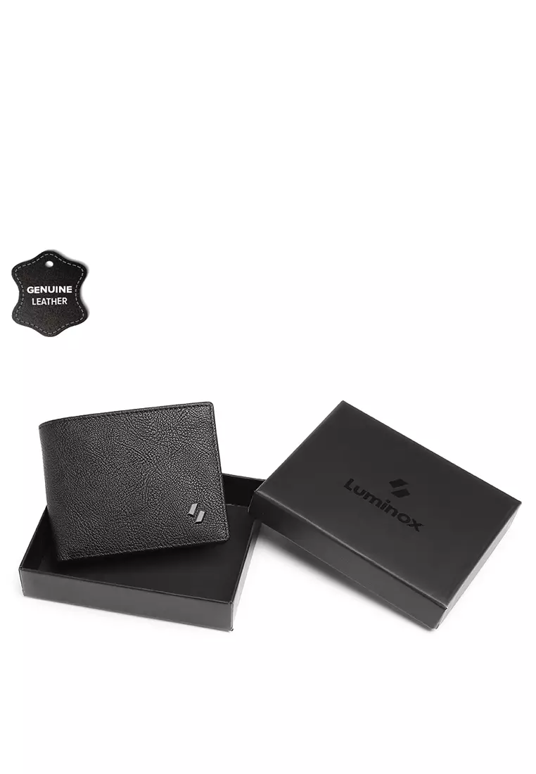 Luminox Oceanic Dompet Pria Lipat Dompet Kulit Asli - Free Box Exclusive