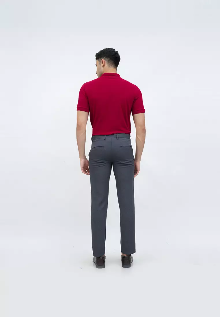 polo shirt baju kaos kerah polo slim houseofcuff marun