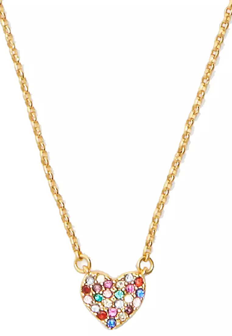 Kate spade heart hot sale of gold necklace