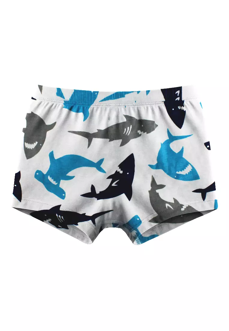 Boys' Antimicrobial Cotton Boxer Brief 3 pieces in a pack UCBBG521