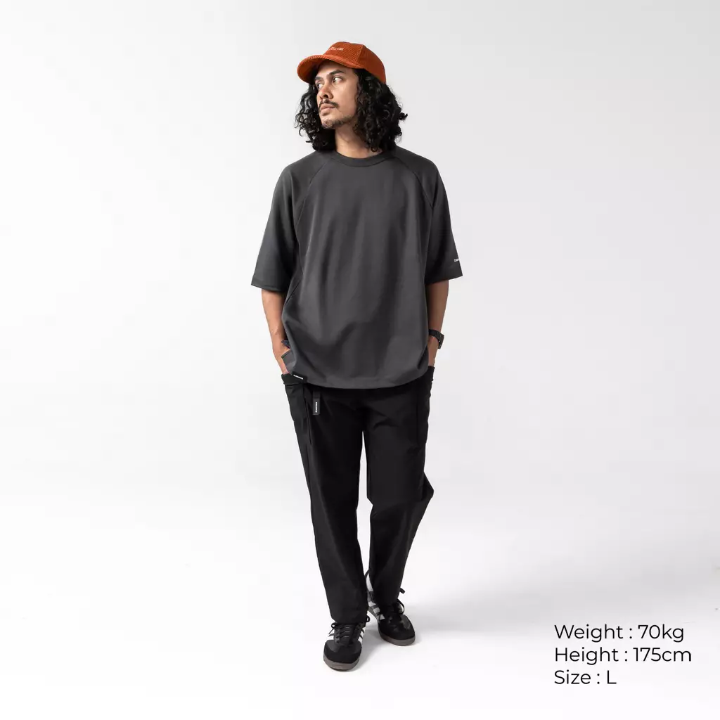 Siren 1.0 Short Sleeves Baju Kaos Lengan Pendek Relax Comfort - Abu Gelap