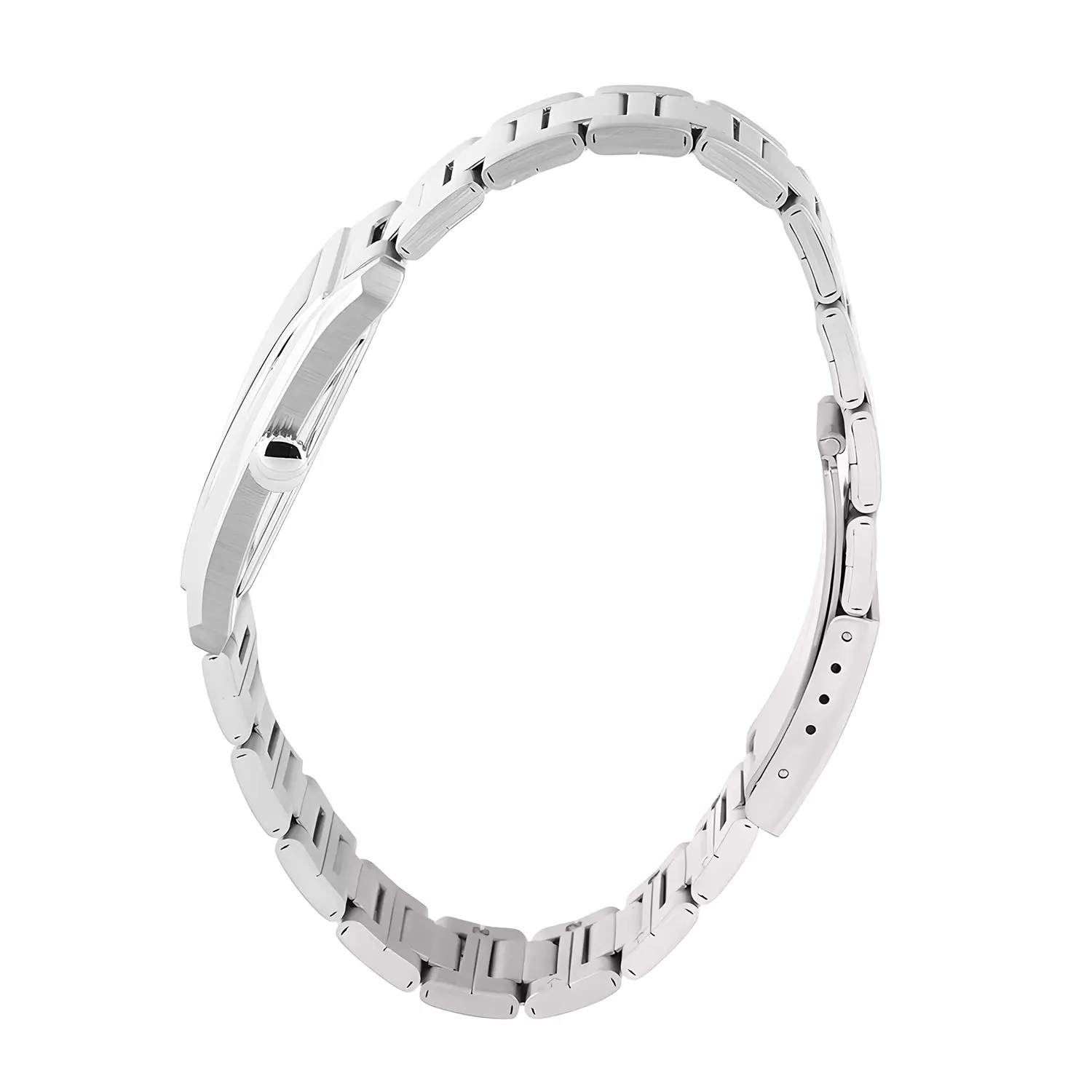 Alexandre Christie Primo Steel - Jam Tangan Analog Pria - Black Dial - All Silver Stainless Steel - 1039 MDBSSDG