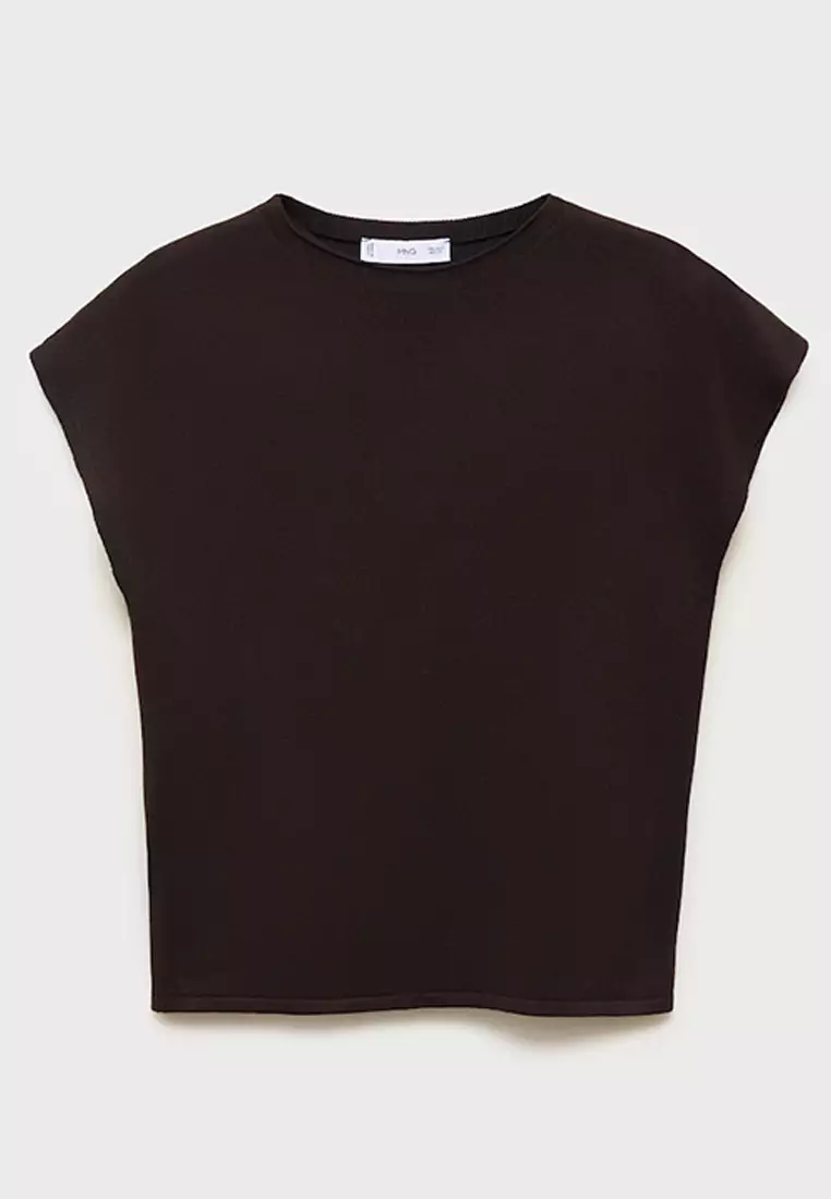 Sleeveless Fine Knit Sweater