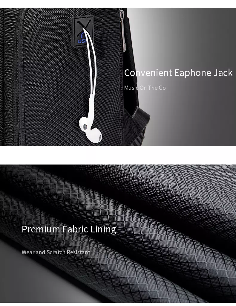 Arctic Hunter B00499 Tas Ransel Backpack Laptop Kerja pria 15.6 Inch - BLUE