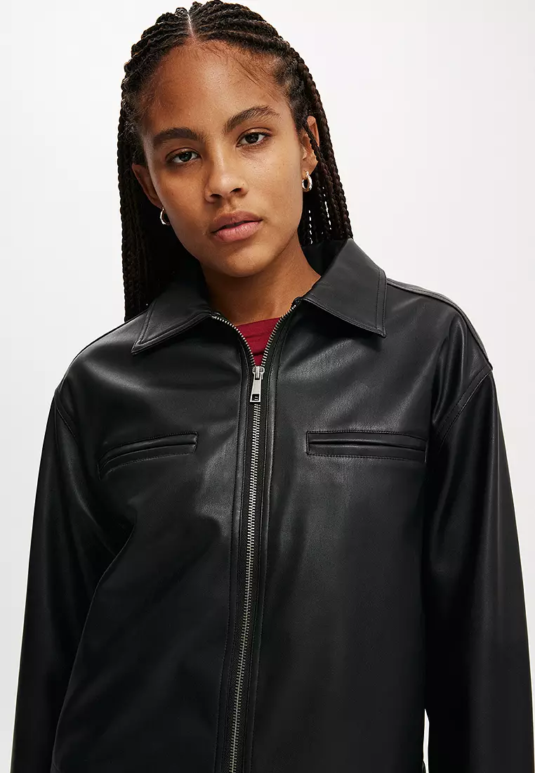 todayful Ecoleather over jacket