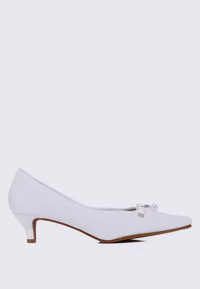 Discount on My Ballerine  shoes - SKU: My Ballerine Perla Comfy Pumps In Ivory