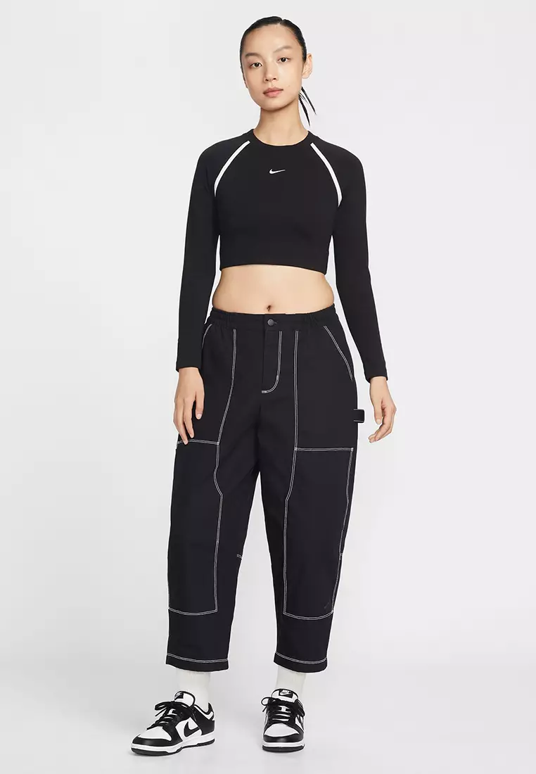 Sportswear Tight Long-Sleeves Cropped Top
