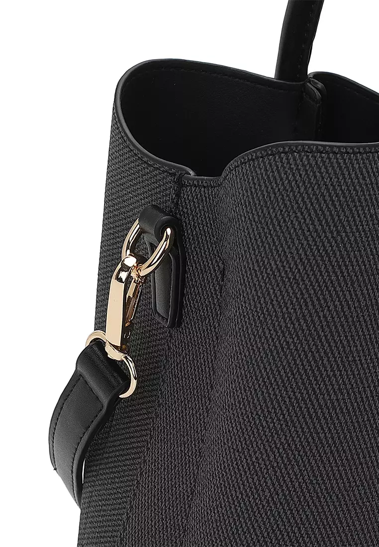 Women's Top Handle Bag / Sling Bag / Crossbody Bag / Shoulder Bag - Black