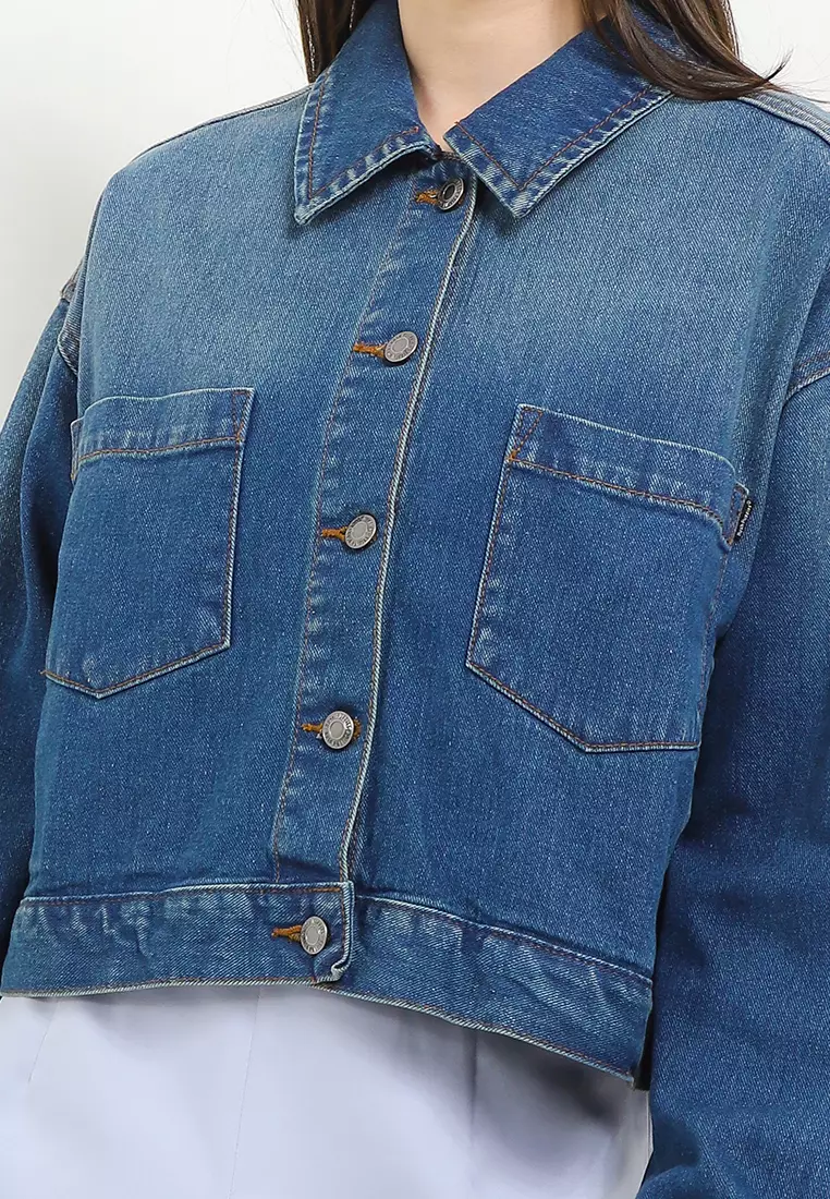 Tygena Cropped 
Denim Jacket
