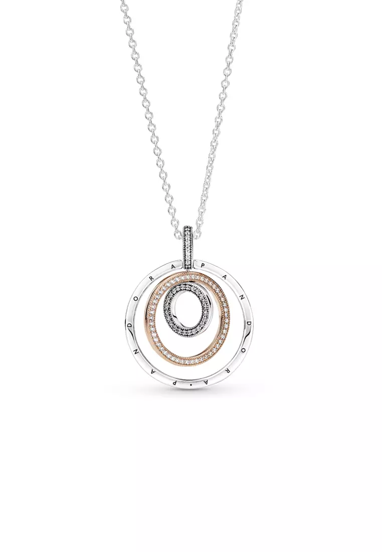 Pandora necklace deals round pendant
